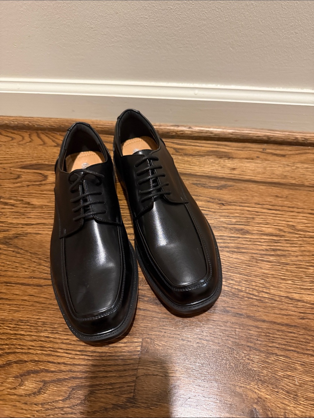 Black Men's Classic Black Dress Shoes
